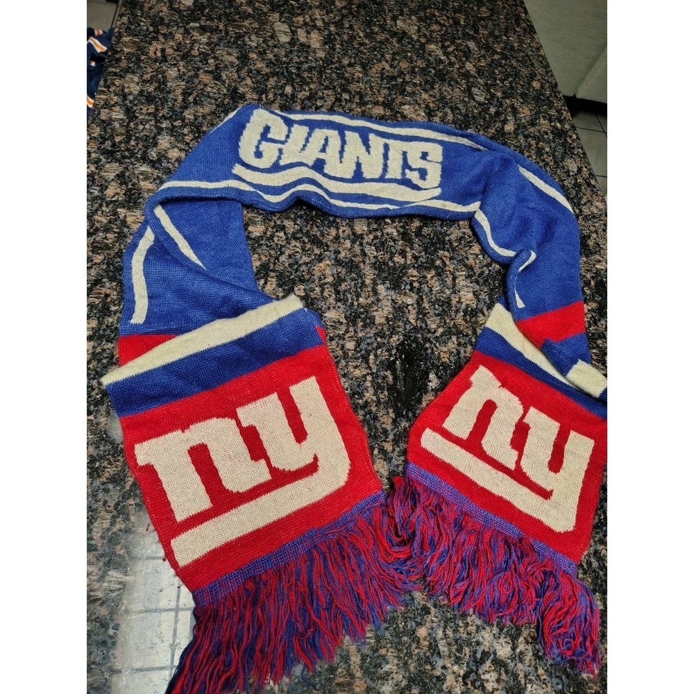 NFL New York Giants 2016 Reversible Stripe Scarf 64" LONG x 7" by FOCO